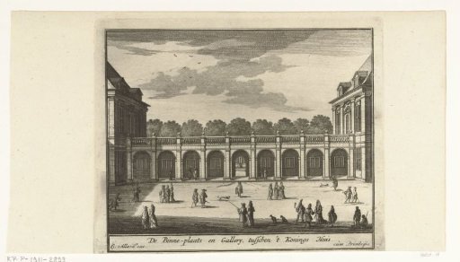 View of the Courtyard of Palace Honselaarsdijk