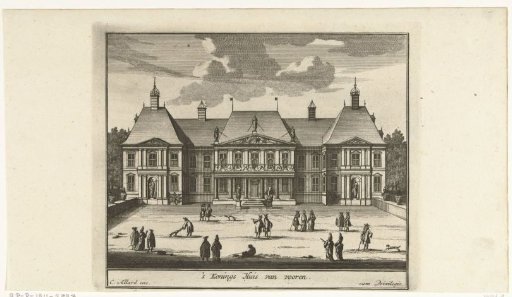 Palace Honselaarsdijk from the Front