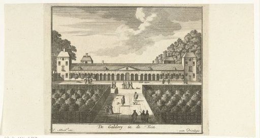 Gallery in the Garden of Palace Honselaarsdijk