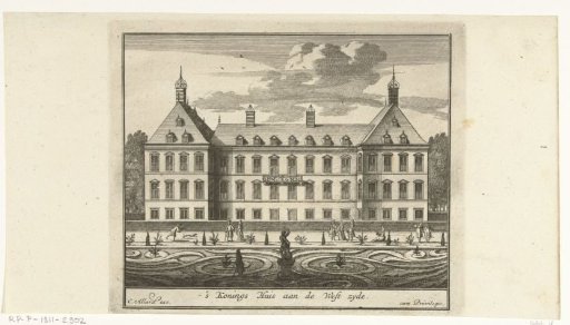 Palace Honselaarsdijk from the West Side
