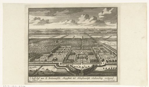 Bird's-Eye View of Palace Honselaarsdijk