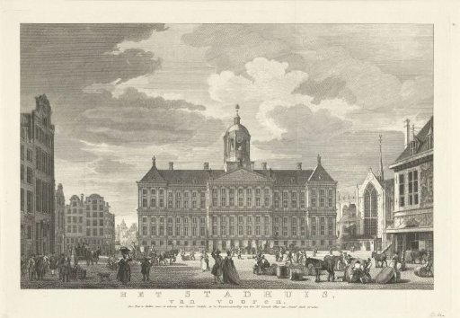 Facade of the Town Hall on the Dam