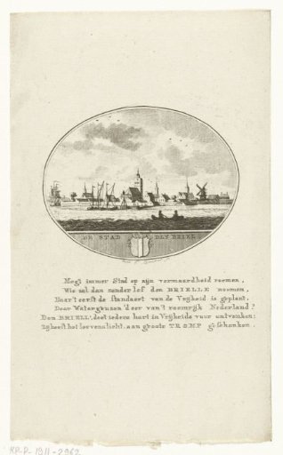 View of Brielle from the sea