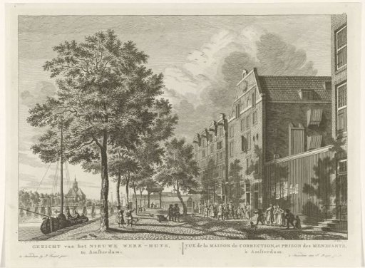 View of the Willige Rasphuis in Amsterdam
