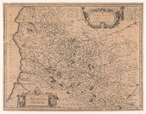 Map of the County of Artois