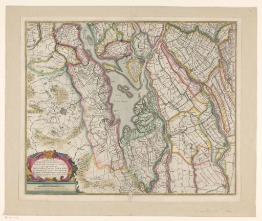 Map of a part of South Holland