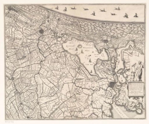 Map of Rijnland and Amstelland
