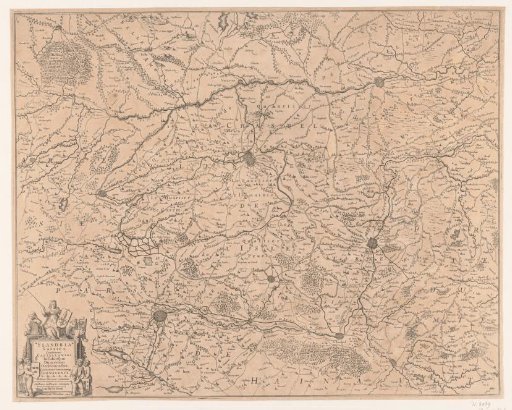 Map of the French part of Flanders
