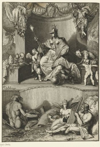 Allegorical representation of the city of Rome.