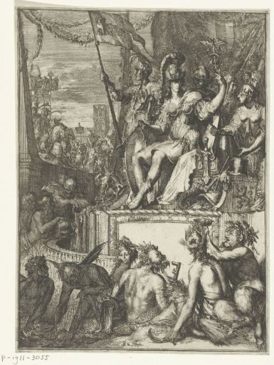 Allegorical representation of (sea) trade