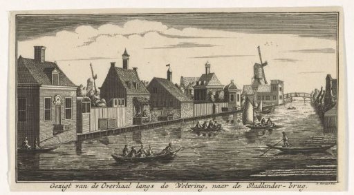 View of the canal towards the Stadlander Bridge