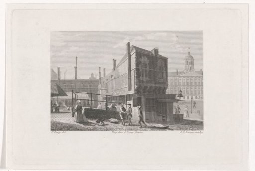 View of the Fish Market in Amsterdam