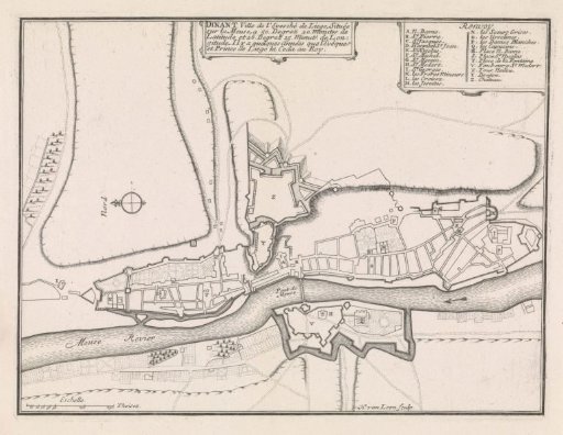 Plan of Dinant, 1693