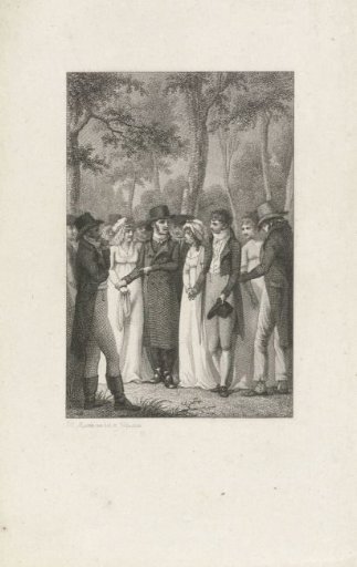 Company in a wood