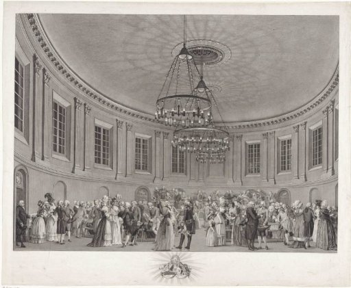 Concert hall in Felix Meritis, 1789