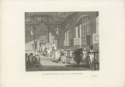 Interior of the Armenian Church in Amsterdam