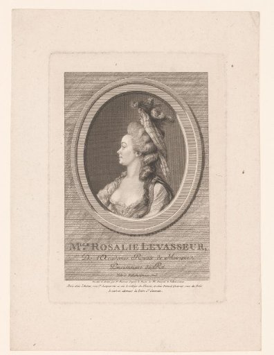 Portrait of Rosalie Levasseur