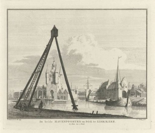 View of the Harbour of Zierikzee, 1743
