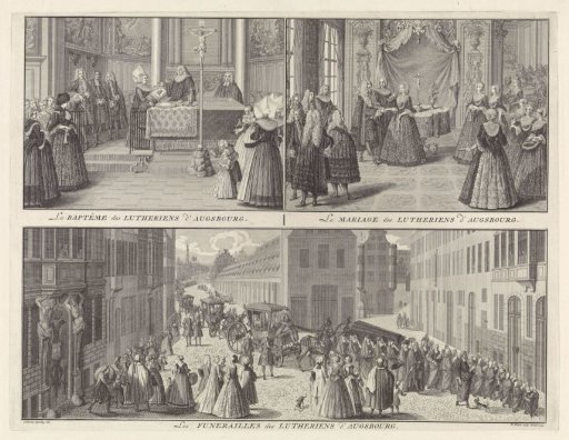 Baptism, Marriage and Funeral Ceremonies among Lutherans in Augsburg