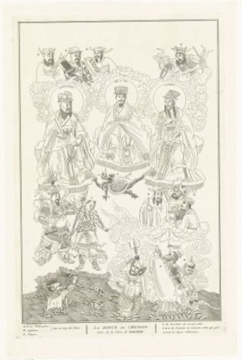 Various Chinese gods