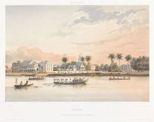 Government House and Square in Paramaribo