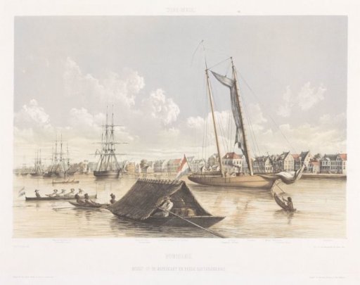 View of the Waterfront and Roadstead of Paramaribo