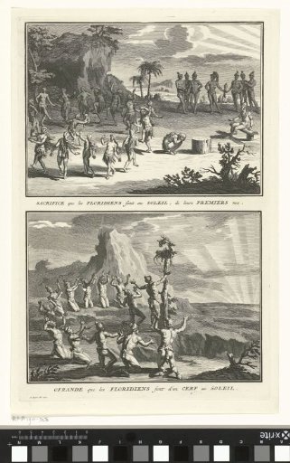 Sacrificial rituals among the indigenous inhabitants of Florida