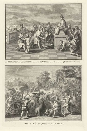 Scenes of Mexican sacrificial festivals