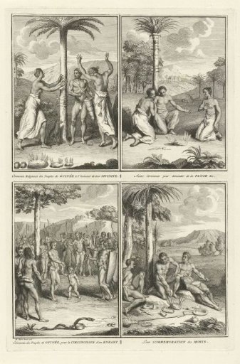 Rituals of inhabitants from Guinea