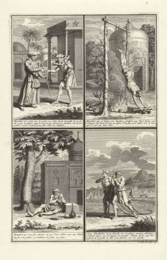 Representations of Brahmins performing penance