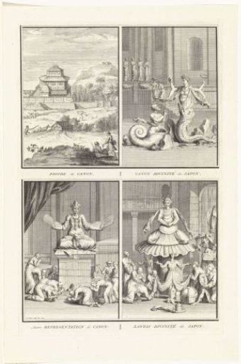 Adoration of the Japanese gods Canon and Xanti