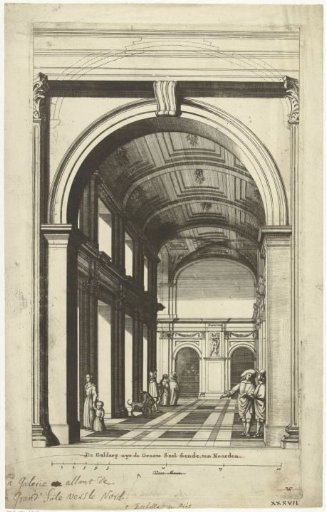 Part of the gallery around the Civic Hall in the Town Hall on the Dam