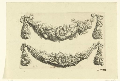 Two festoons