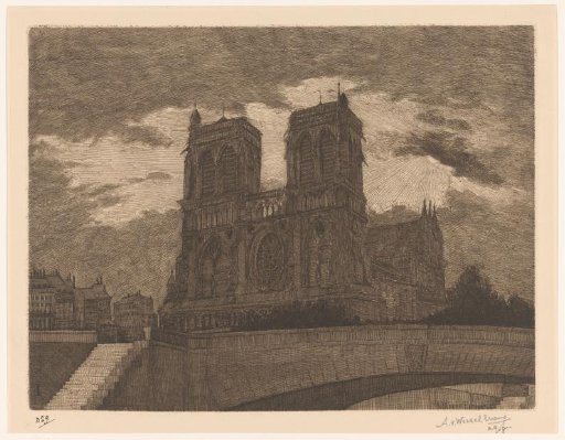 View of Notre-Dame in Paris