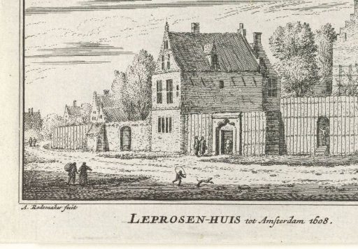 View of the Leprosy Hospital in Amsterdam