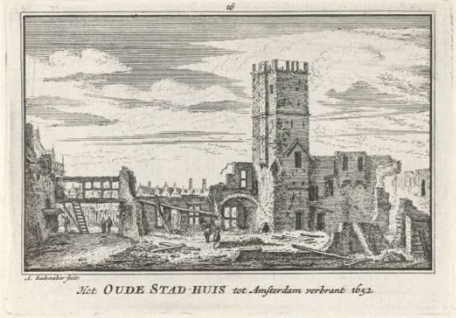Ruin of the Old Town Hall of Amsterdam, 1652