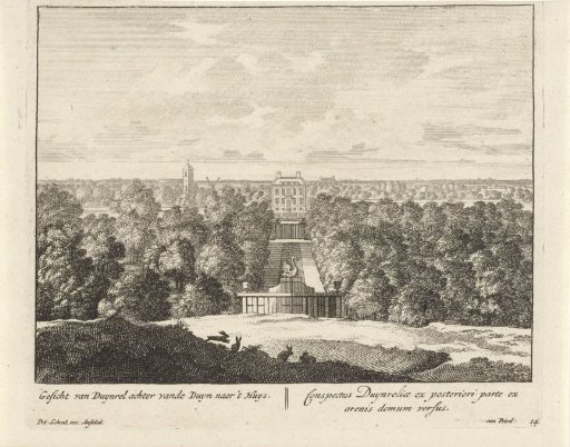 View of the estate Duinrell, seen from the dunes