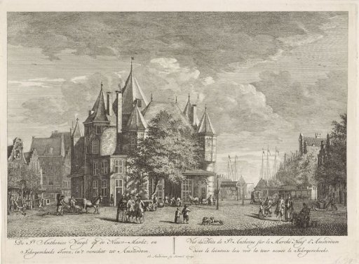 View of the Waag on the Nieuwmarkt, Amsterdam