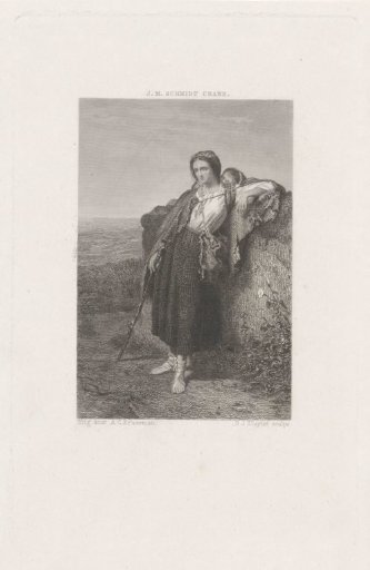 Mourning Woman with Child