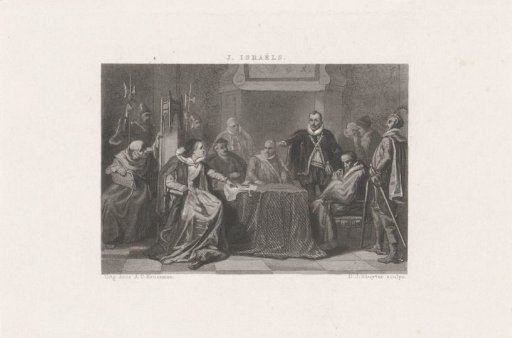 William of Orange in the Council with Stadtholder Margaret of Parma