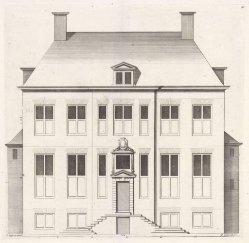 Facade of House Harsvelt at Ootmarsum