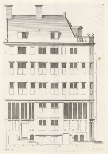 Facade of a House at Amsterdam