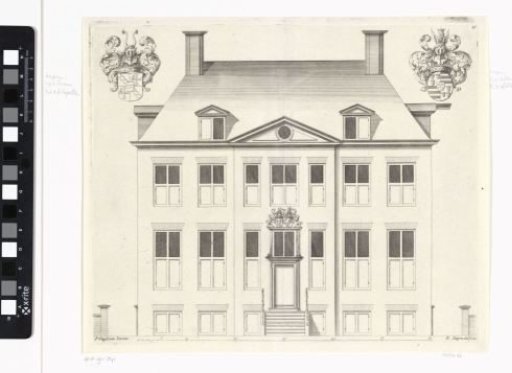 Facade of House Vanenburg near Putten