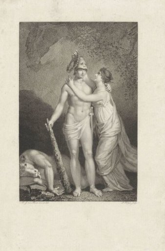 Theseus Crowned by Ariadne After Defeating the Minotaur