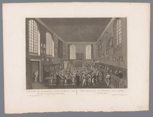 Interior of the Athenaeum Illustre in Amsterdam