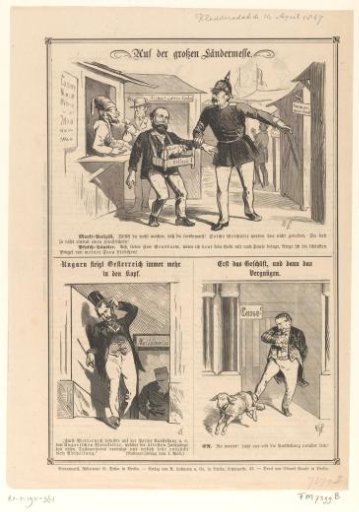 Satirical Print on King William III and the Luxembourg Question, 1867