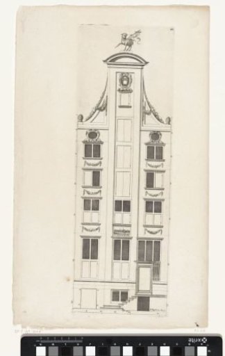 Townhouse with Neck Gable in Amsterdam