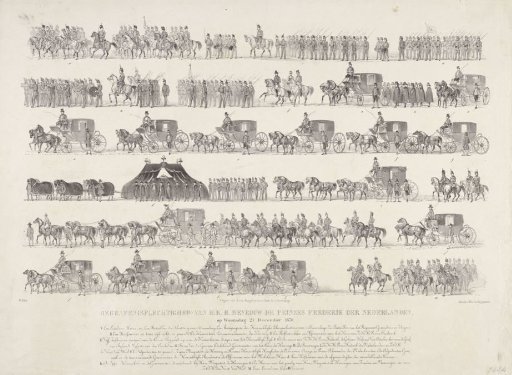 Funeral Ceremony of Her Royal Highness Lady Princess Frederik of the Netherlands, on Wednesday, December 21, 1870