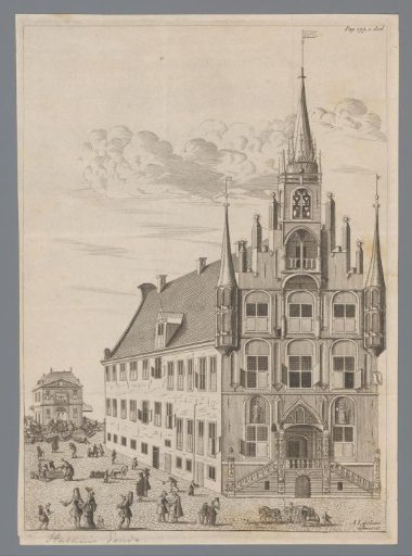 View of the Town Hall of Gouda