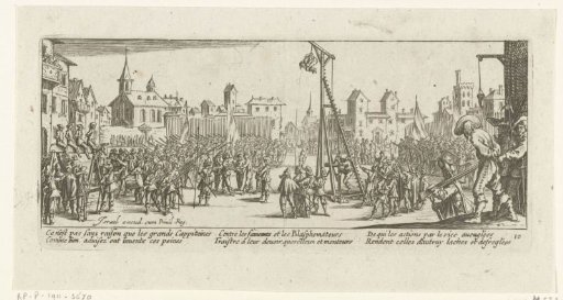 Punishments: the swinging gallows